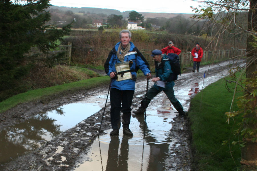 Wet Conditions, Great Ayton - December 2007