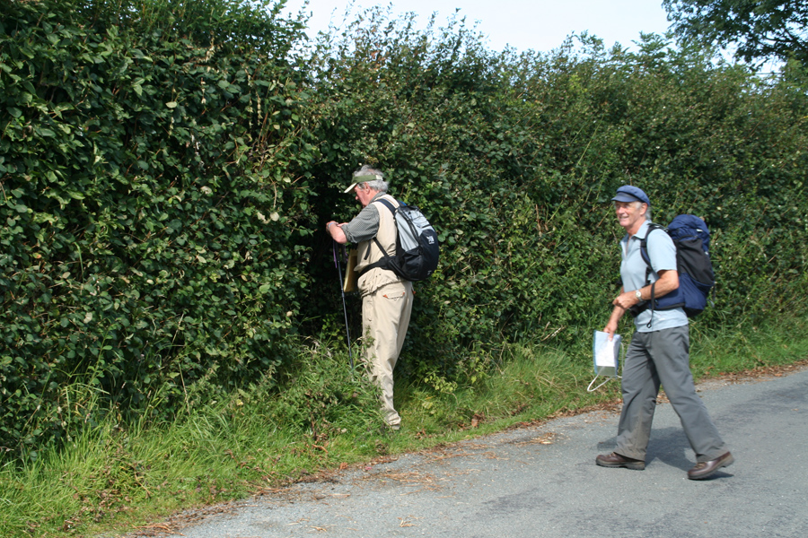 Brian and Cliff eventually found where the footpath went on a walk in 2006!