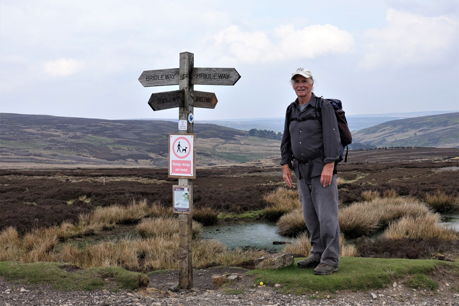 Cliff on the moors above Westerdale in 2018.